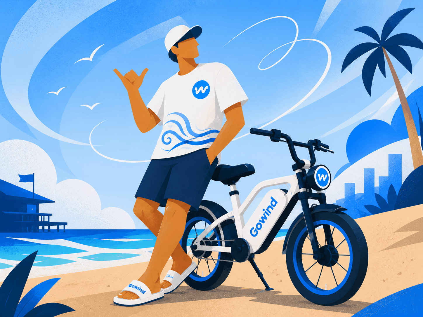Riders gowind em movimento